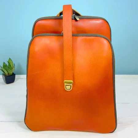 leather backpack purse