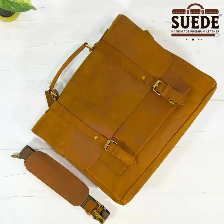 leather messenger bag